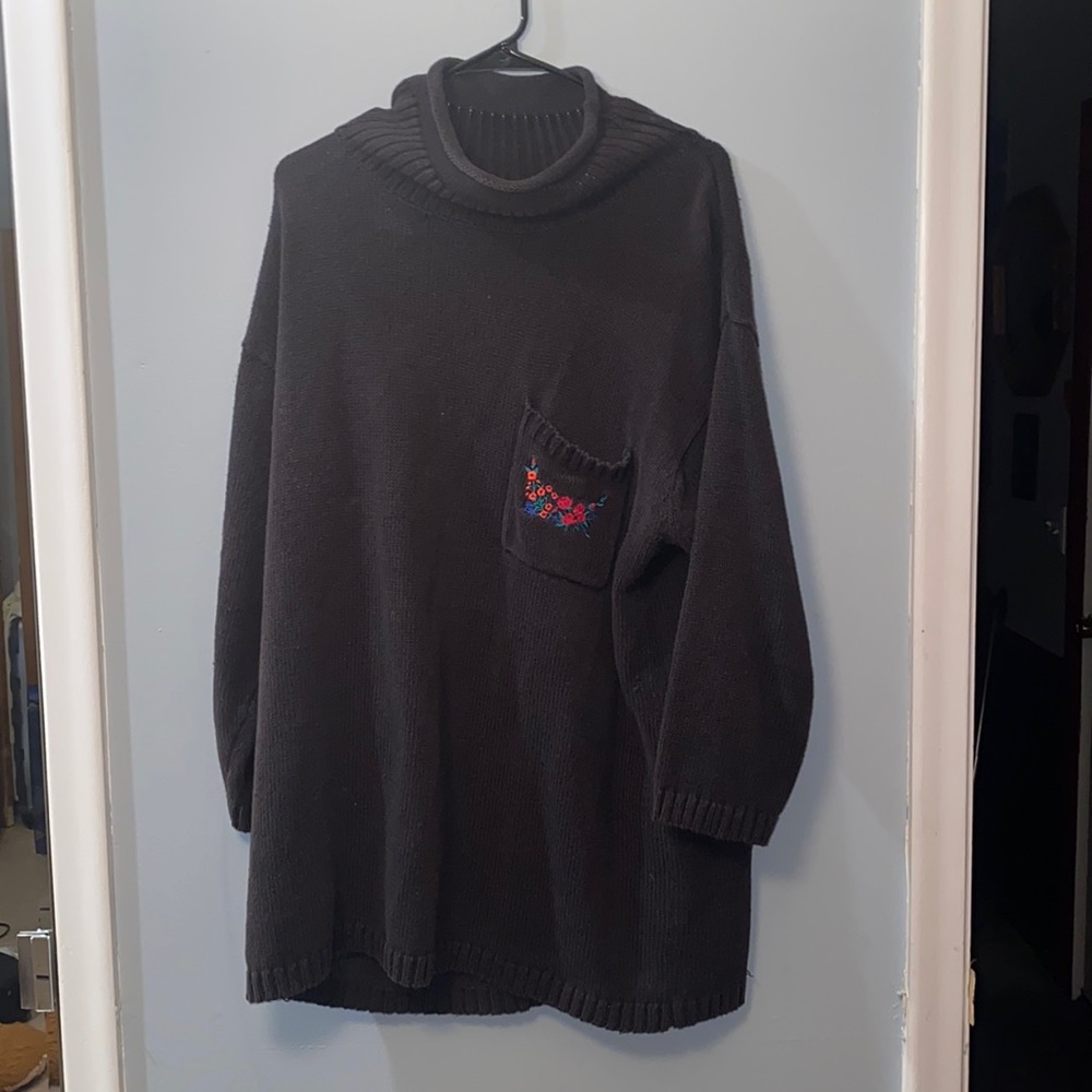 Oversized vintage sweater dress